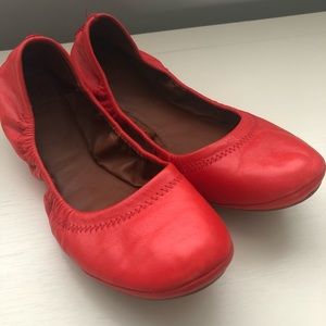 Lucky Brand Size 7M, Red Flats